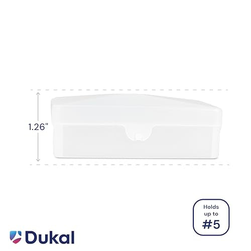 DawnMist SB01C Translucent Plastic Soap Box Durable Travel Soap Holders for Hygiene Kits, Hospitals & Personal Care