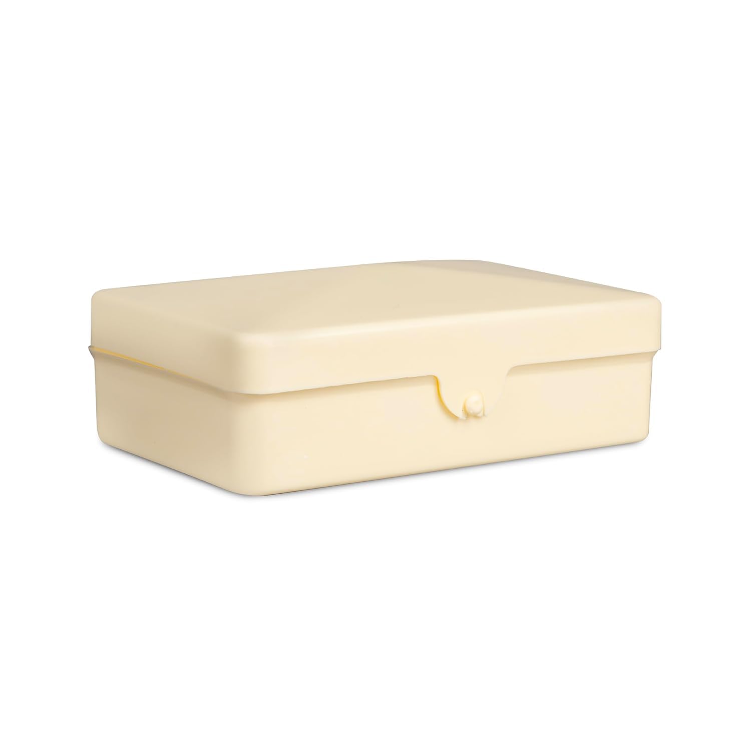 DawnMist Ivory Plastic Soap Box, Durable & Compact – Perfect for Travel, Bathroom, or Gym Use, Leak-Proof Design, Keeps Soap Dry and Clean