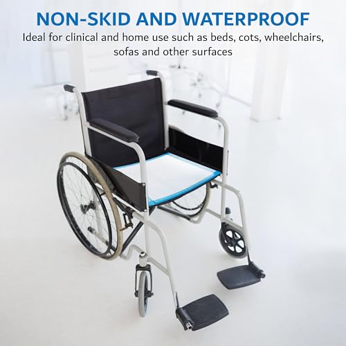 Henry Schein Disposable Underpads 17'' x 24'' Incontinence Pads, Bed Covers, Puppy Training | Thick, Super Absorbent Protection for Kids, Adults, Elderly | Liquid, Urine, Accidents