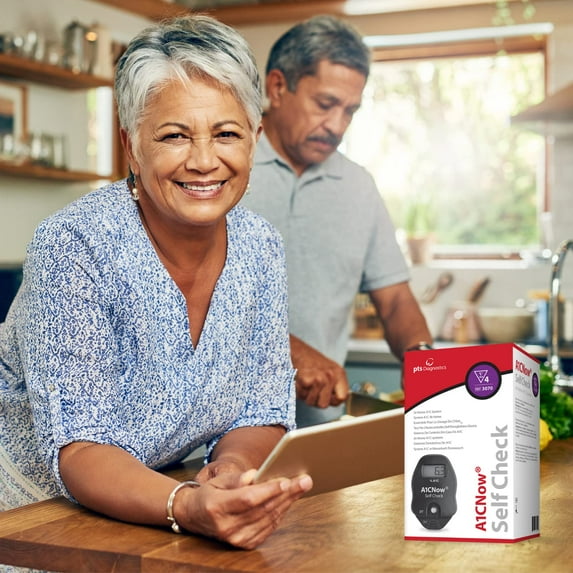 A1CNow® SelfCheck – At-Home A1C Monitoring System with Analyzer & 4 Test Strips