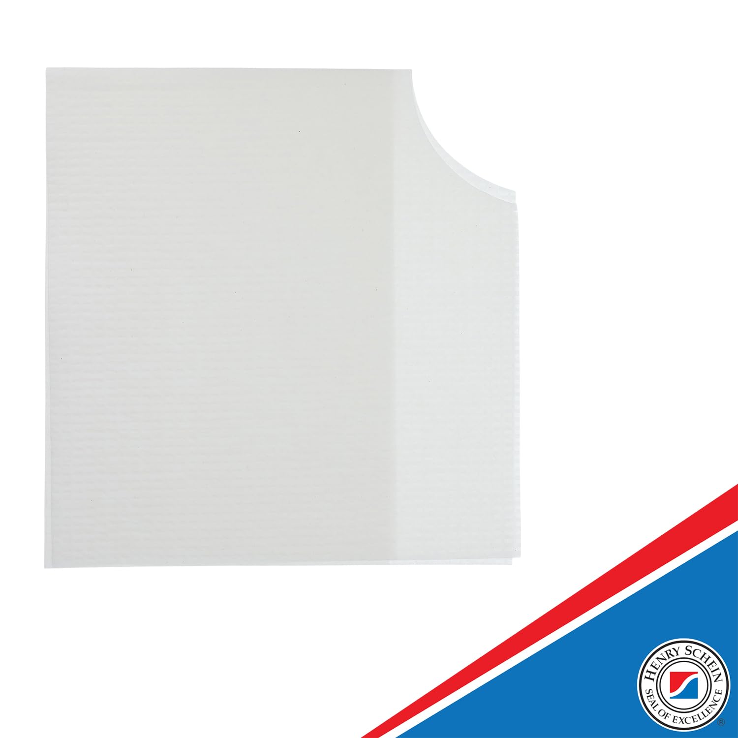 Patient Bibs – 18" x 22", – Tissue with Poly Backing, Disposable – Waterproof, Durable Protection for Dental, Medical, or Salon Use – 400 per Case