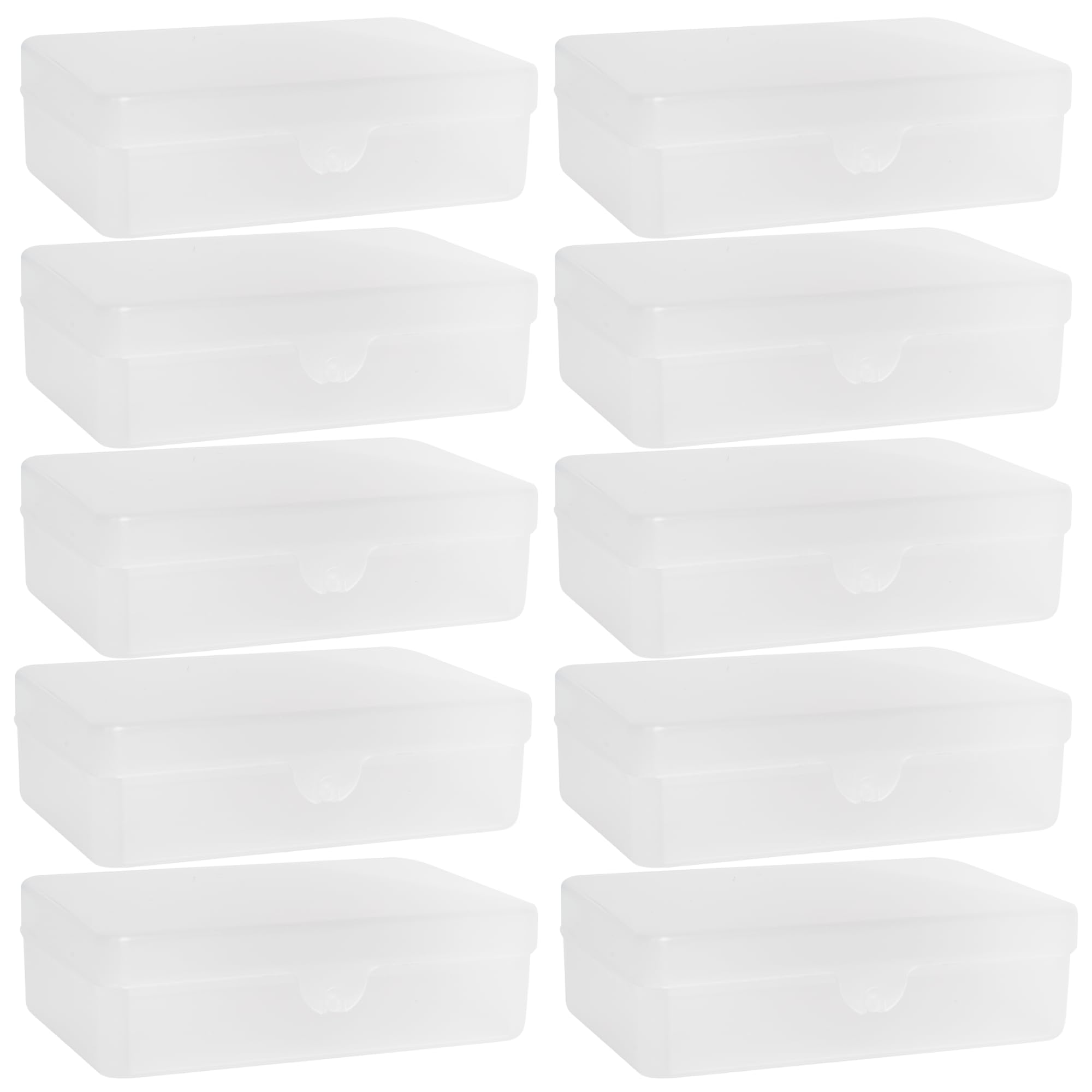 DawnMist SB01C Translucent Plastic Soap Box Durable Travel Soap Holders for Hygiene Kits, Hospitals & Personal Care