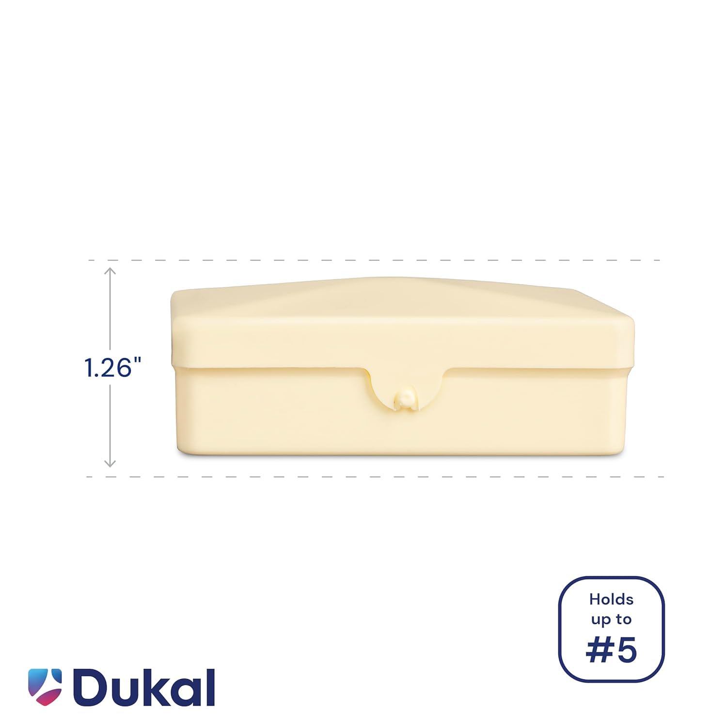 DawnMist Ivory Plastic Soap Box, Durable & Compact – Perfect for Travel, Bathroom, or Gym Use, Leak-Proof Design, Keeps Soap Dry and Clean