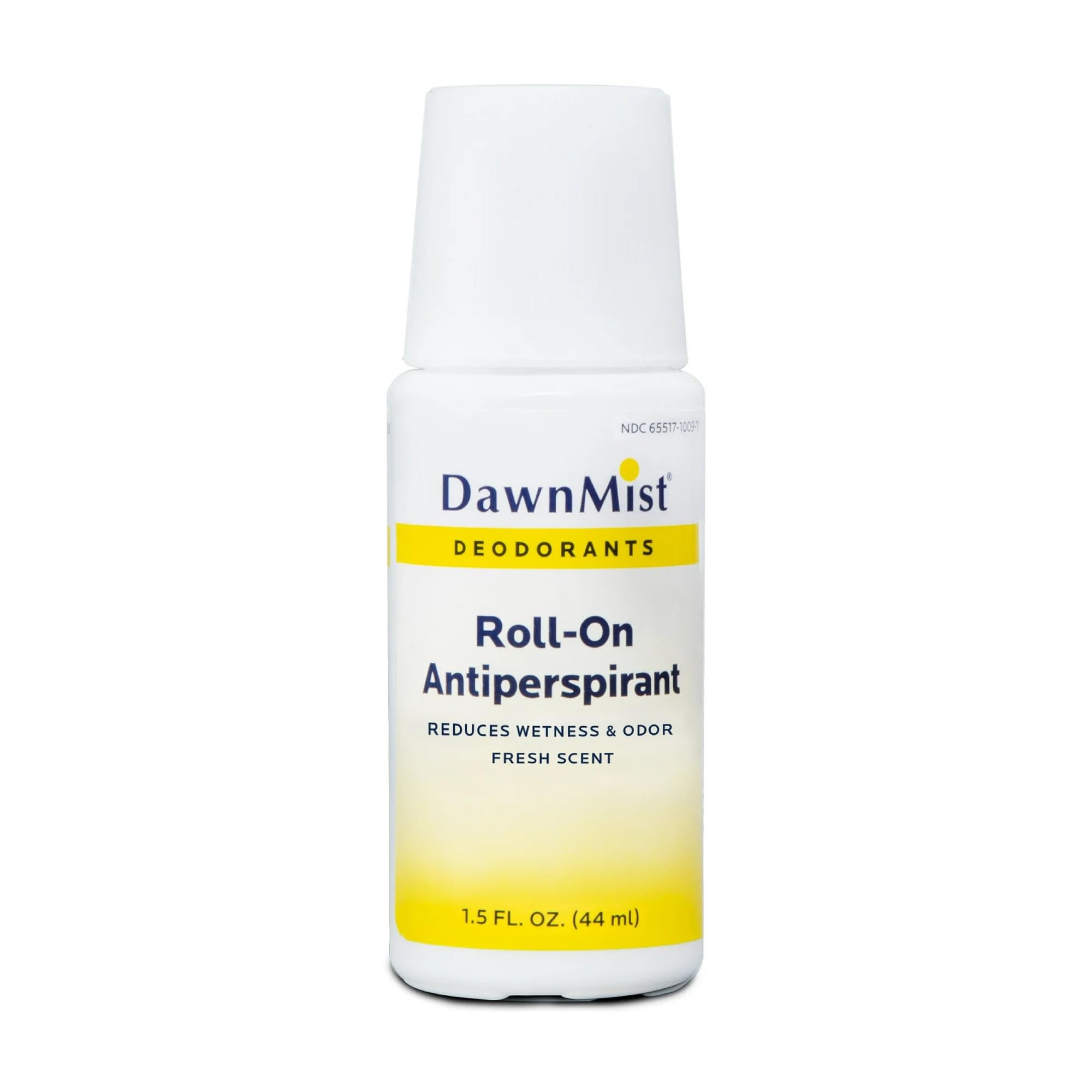 Dukal RD15 DawnMist Roll On Antiperspirant & Deodorant, Fresh Scent, Travel Size, 1.5oz