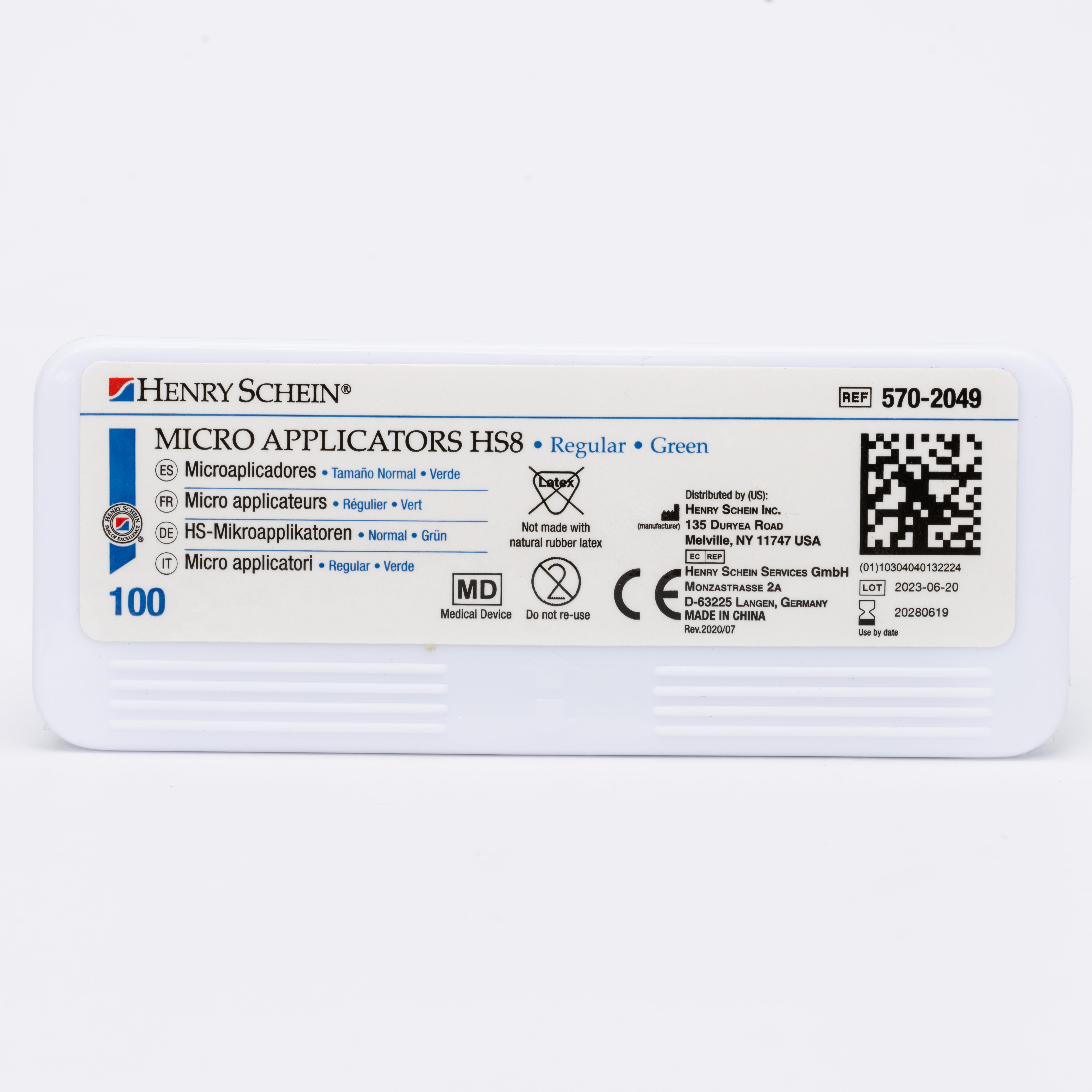 Henry Schein Prep Povidone-Iodine Swabsticks 3's, Individually Packed, Sterile, Antiseptic for Skin Preparation, 10% Povidone-Iodine- 25/BX