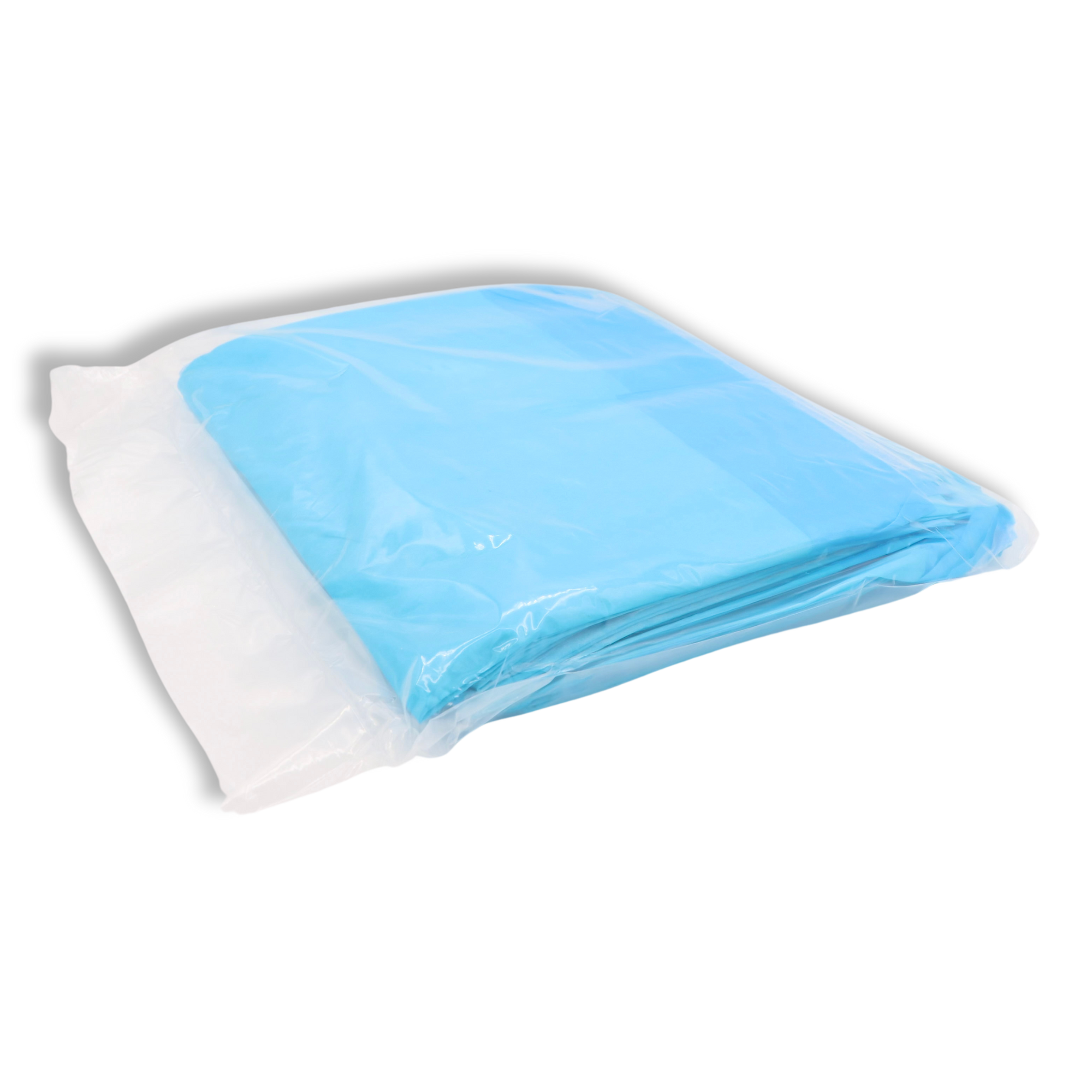 Henry Schein Disposable Underpads, 30x36" – Light Absorbency, 2-Ply Tissue, Not Waterproof – Hypoallergenic, Latex-Free, Poly-Backed for Minor Leaks – 100 Pads/Case, White/Blue