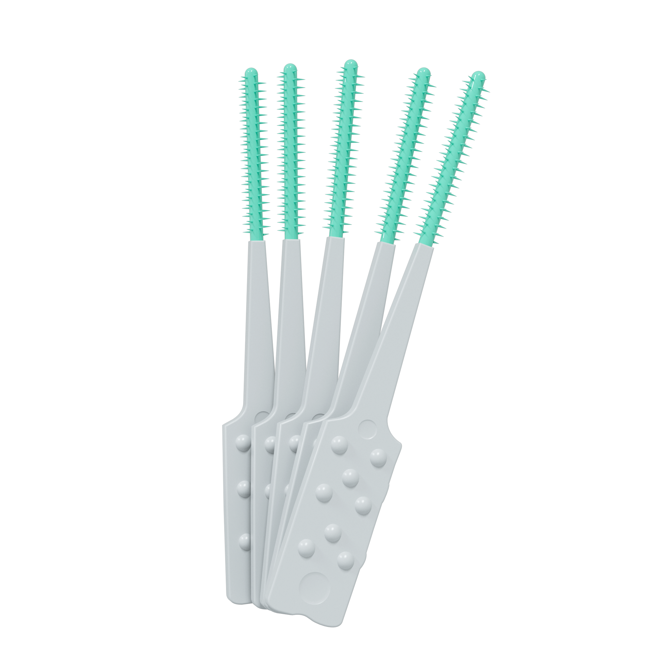 Acclean Dental Picks Patient Pack, Unflavored, Latex-Free, Disposable Plastic Picks, Tapered & Flexible, 5 Picks per Pack