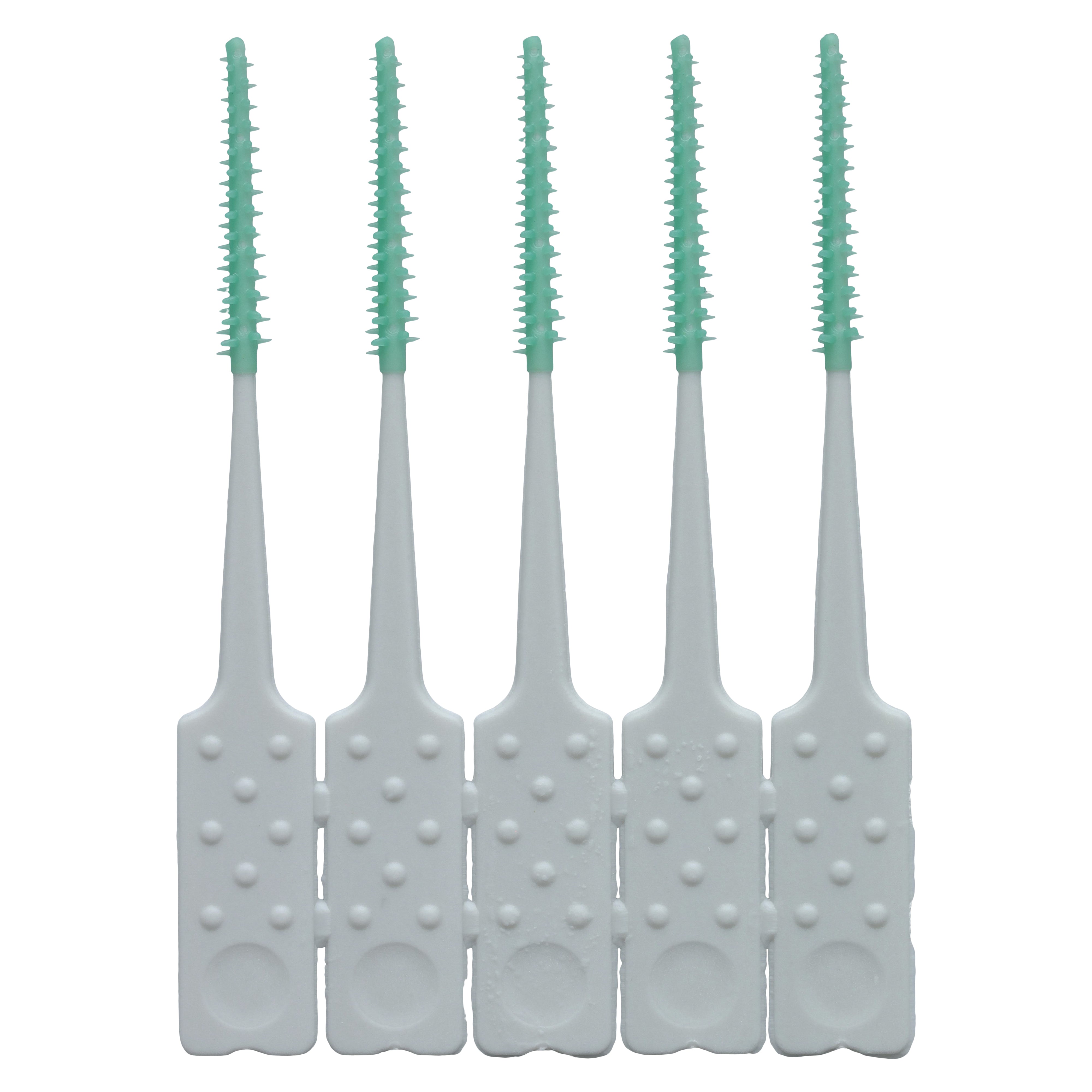 Acclean Dental Picks Patient Pack, Unflavored, Latex-Free, Disposable Plastic Picks, Tapered & Flexible, 5 Picks per Pack