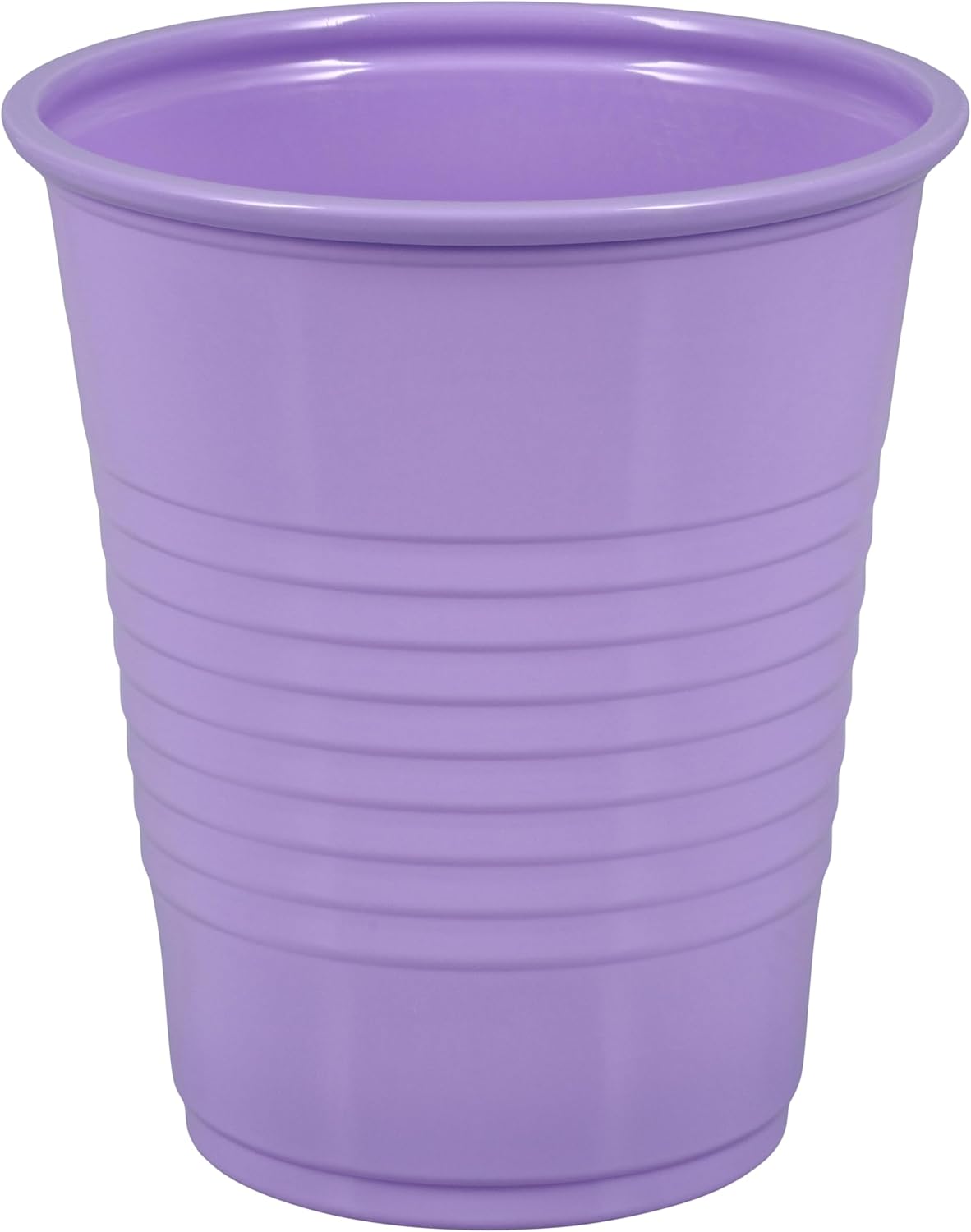 1000 Plastic Lavender Disposable Drinking Cups – 5 oz, Double-Coated for Durability, Latex-Free, Embossed Grip, Perfect for Office, Medical & Event Use