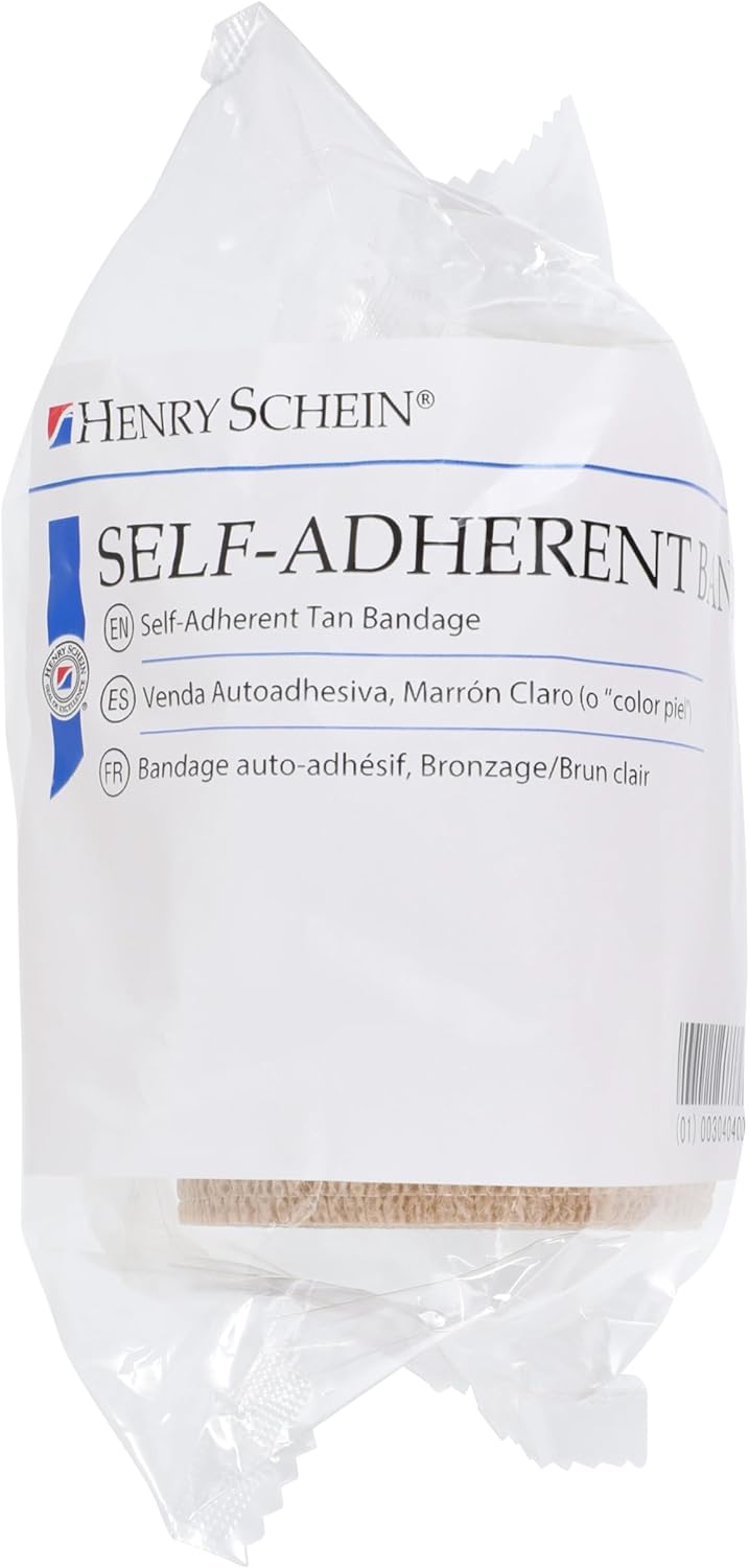 Self-Adherent Elastic Stretch Bandage, 2" x 5 Yards, Tan