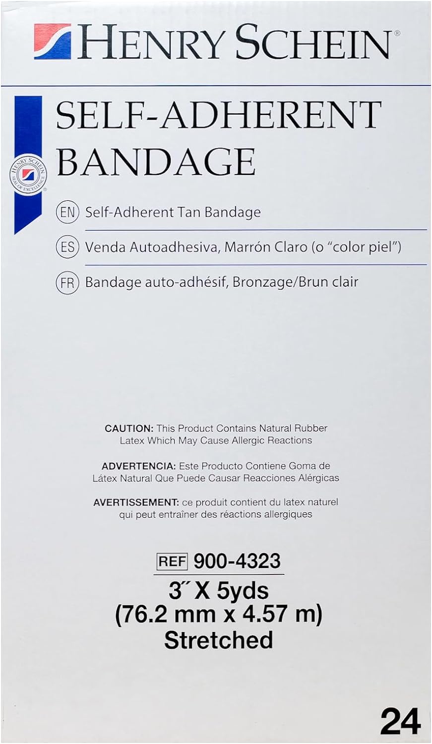 Self-Adherent Elastic Stretch Bandage, 2" x 5 Yards, Tan