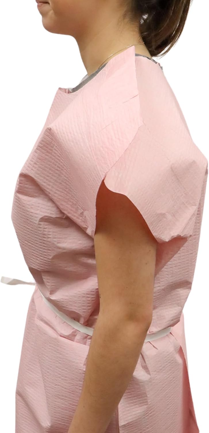 Henry Schein Premium Disposable Exam Gown – Unisex, Soft & Comfortable – Medium/Large (30" L x 42" W) – 50 Gowns per Case – Ideal for Medical, Clinic, or Personal Use
