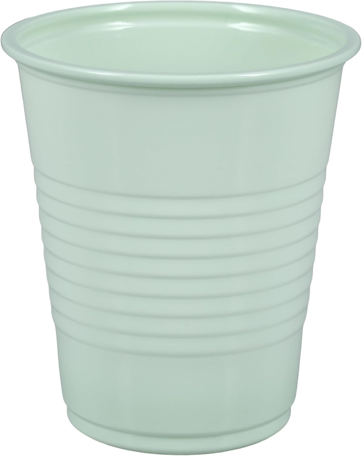 1000 Plastic Green Disposable Drinking Cups – 5 oz, Double-Coated for Durability, Latex-Free, Embossed Grip, Perfect for Office, Medical & Event Use