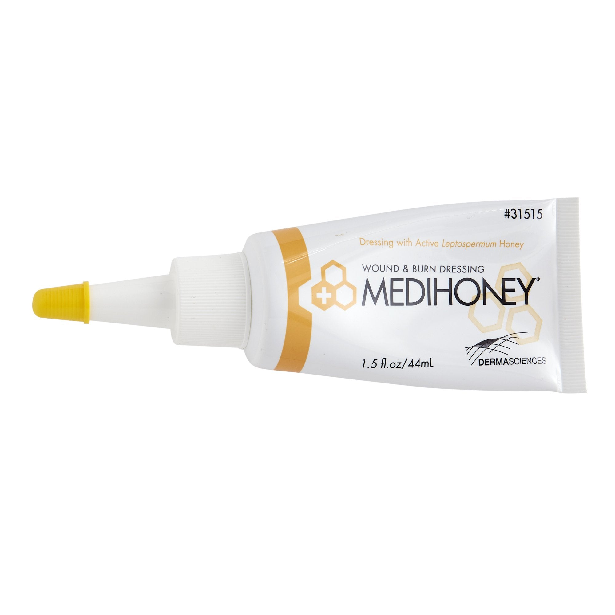 Integra Lifescience Medihoney Paste Dressing, 1.5 fl oz Tube, Applicator 31515