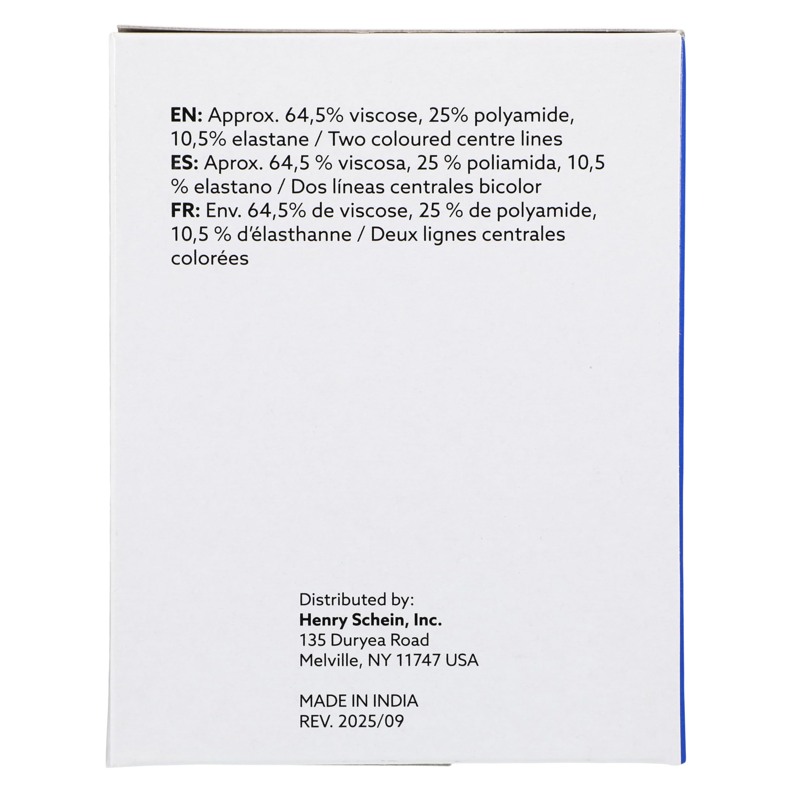 Henry Schein Tubular Bandage, White, Non-Sterile, Bi-Elastic Stretch, Reusable, Viscose/Polyamide/Elastane Material, Latex-Free, Each