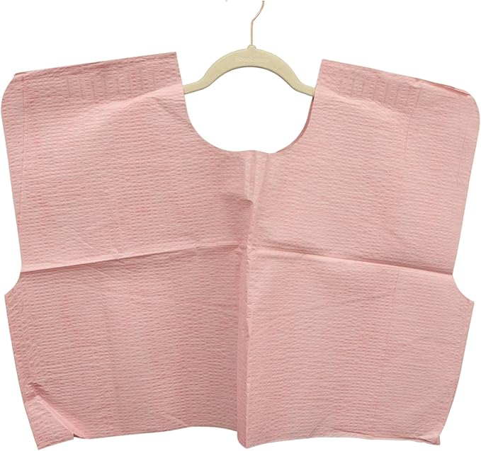 Henry Schein Disposable Exam Cape – 100/Case, 3-Ply Tissue, 30" x 21", Waist-Length Coverage for Patient Comfort & Protection