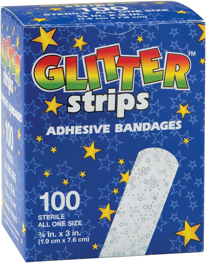 Glitter Strips Bandages - 100 per Pack