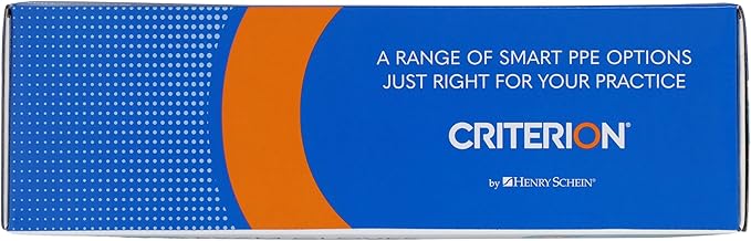 Criterion N100 Blue Nitrile Exam Gloves, 3.54 Mil, Powder-Free, Textured Fingers – Sizes XS to L: 100/Box, XL: 90/Box