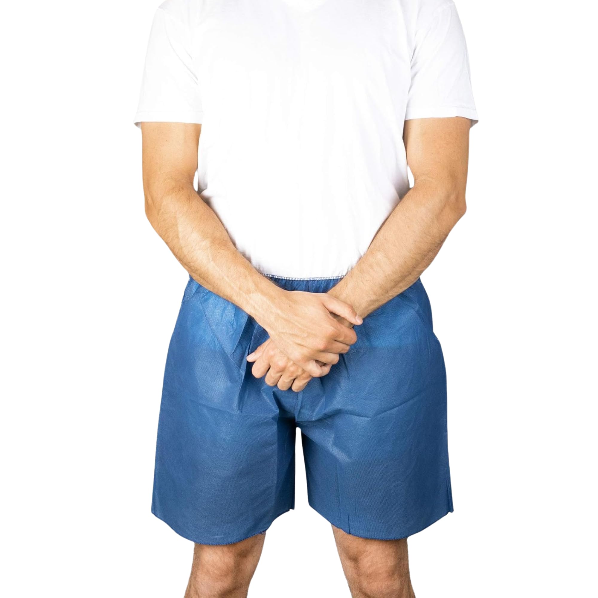 Henry Schein Disposable Exam Shorts – Unisex, SMS Material for Breathable Comfort – Medical Patient Apparel