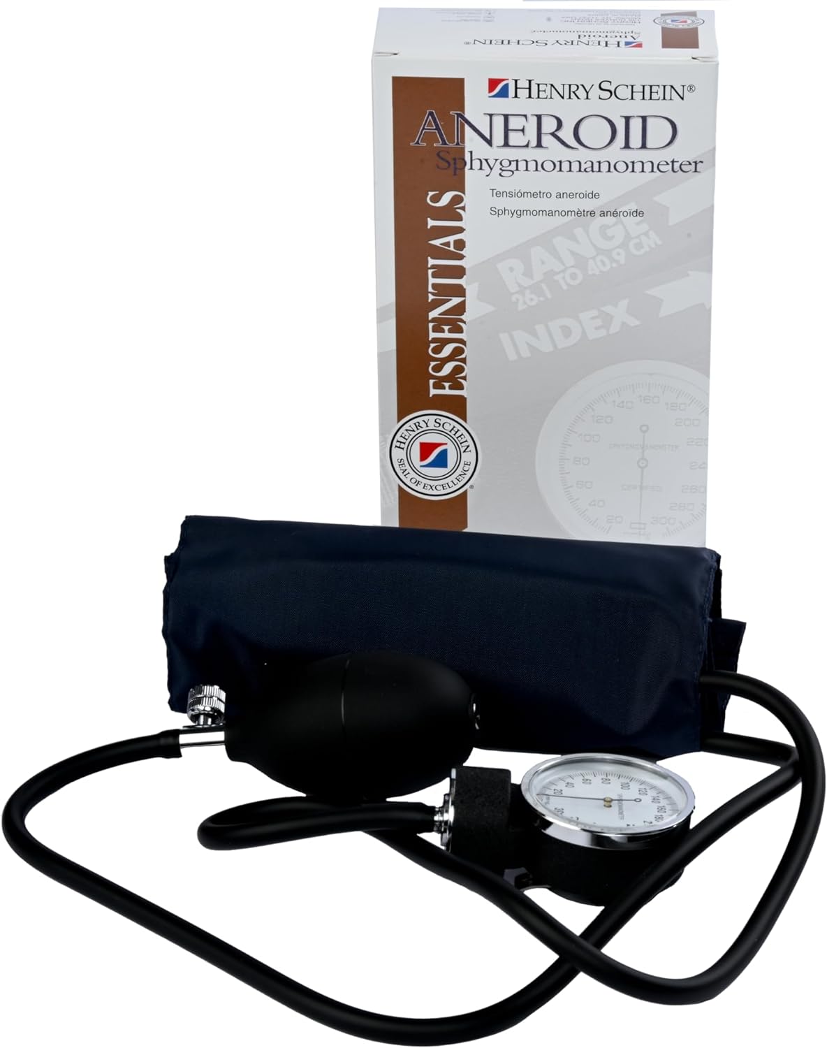 Henry Schein Prosphyg Aneroid Sphygmomanometer 2-Tube- Reusable, Dial Display, 760 Series