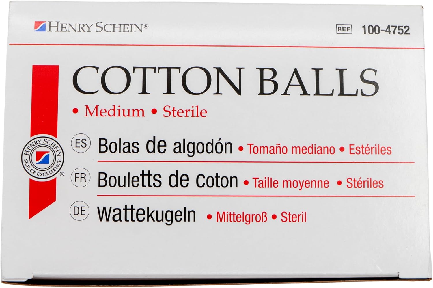Cotton Ball, Medium, 500 Count/Box, 100% Pure Cotton Balls for Personal Care, Medical use, Makeup