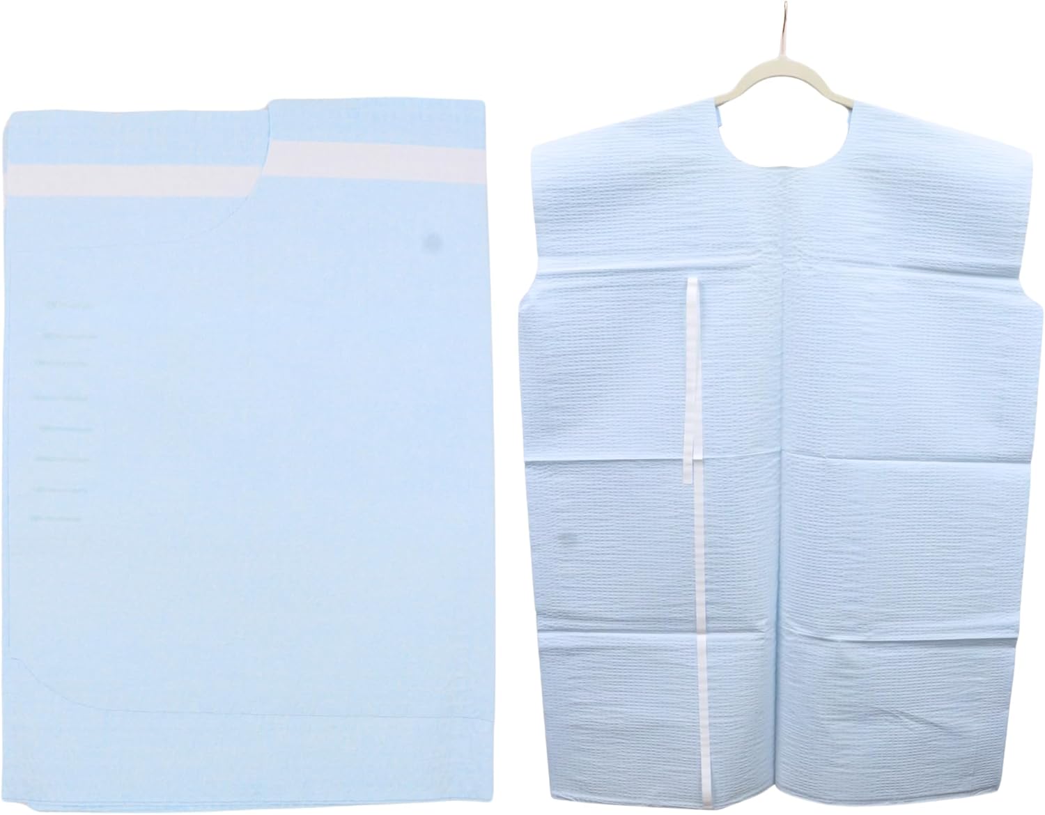 Henry Schein Premium Disposable Exam Gown – Unisex, Soft & Comfortable – Medium/Large (30" L x 42" W) – 50 Gowns per Case – Ideal for Medical, Clinic, or Personal Use