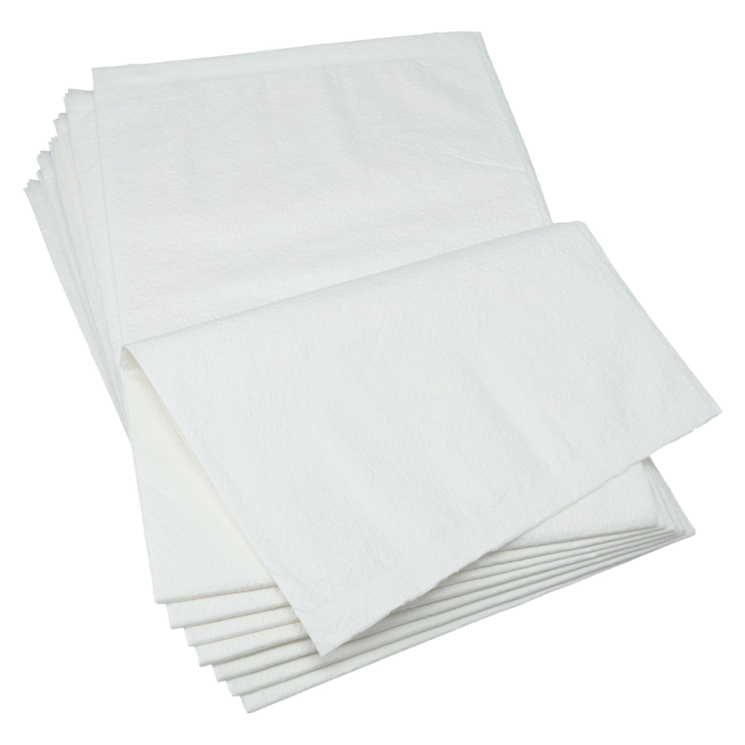 Henry Schein Single-Use Pillowcase, Pack of 100, Tissue/Poly, White, 21" x 30"