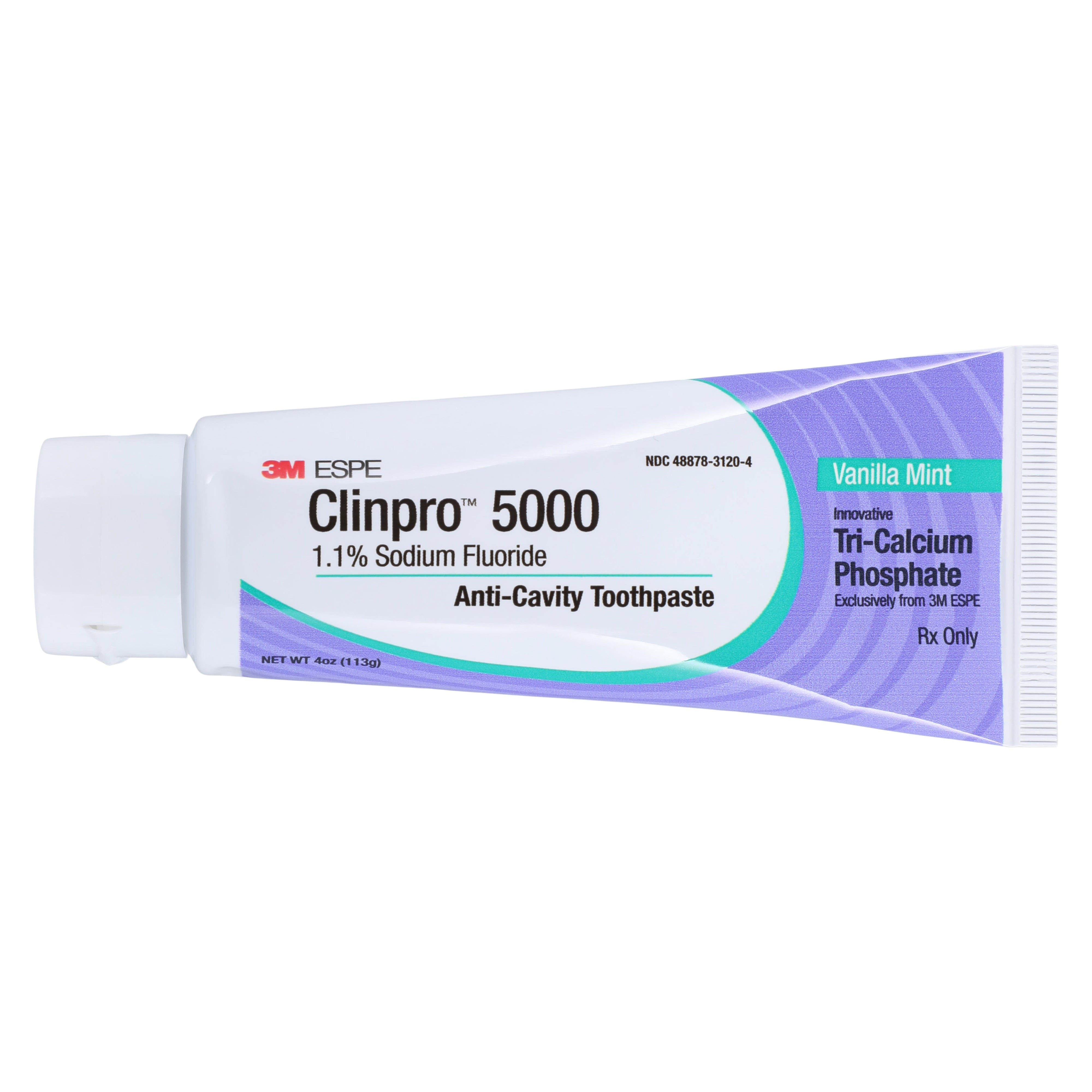 3M™ Clinpro™ 5000 Toothpaste, 1.1% Sodium Fluoride, Vanilla Mint – 4 oz Tube