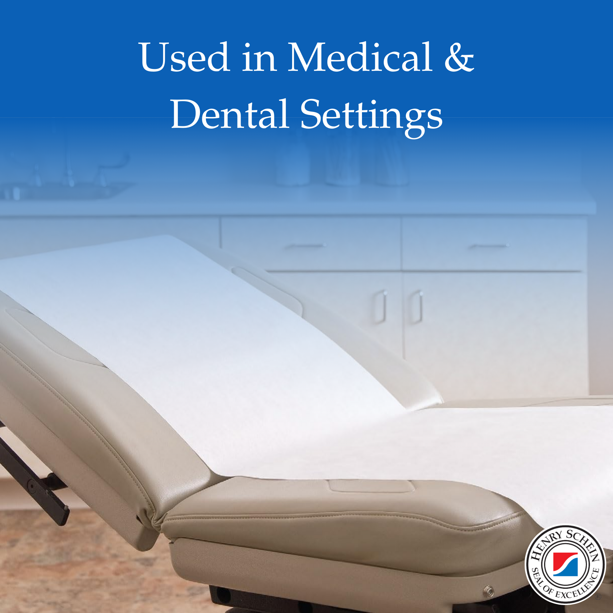 Henry Schein Medical Exam Table Paper Rolls – 21 in x 225 ft White Lightweight Smooth Disposable Bed Cover, Latex-Free for Medical, Dental, Spa, Diaper Changing, Patternmaking, and Crafts