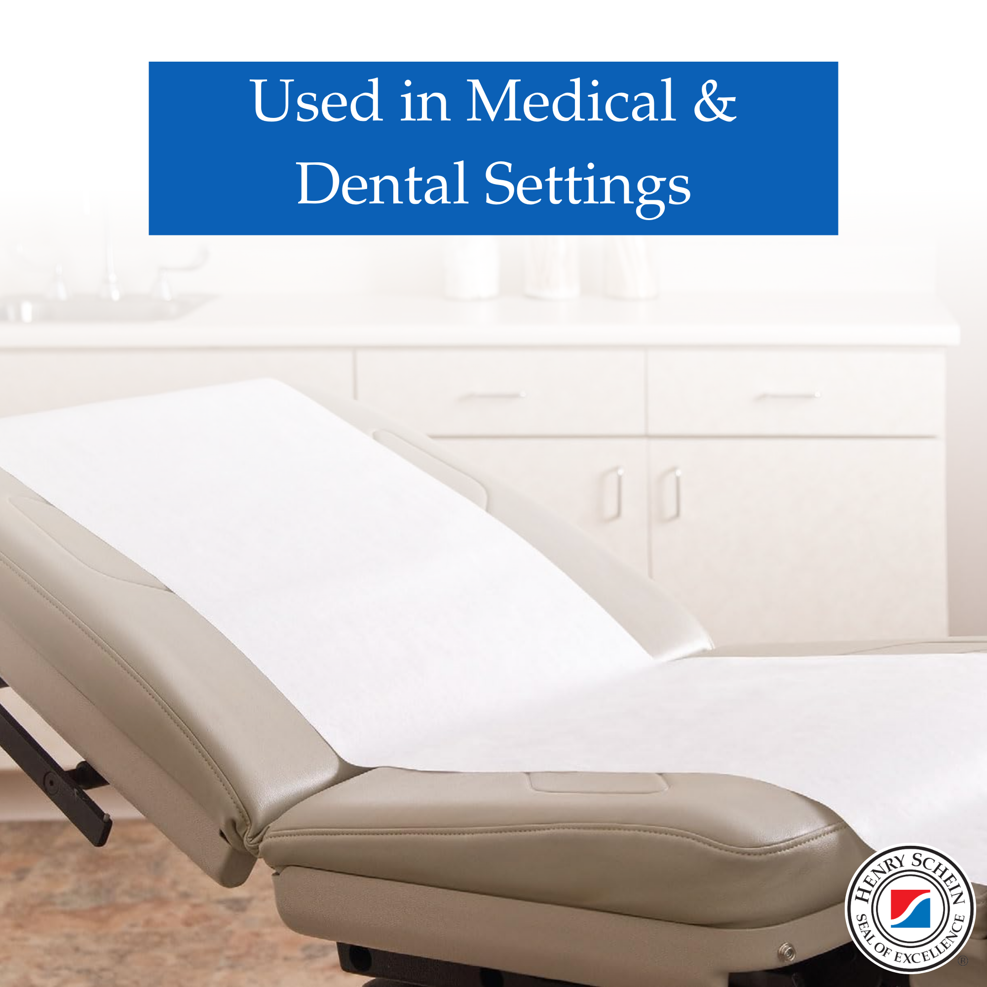 Henry Schein Medical Exam Table Paper Rolls – 21 in x 225 ft White Smooth Heavy Duty Disposable Bed Cover, Latex-Free for Medical, Dental, Spa, Diaper Changing, Patternmaking, and Crafts