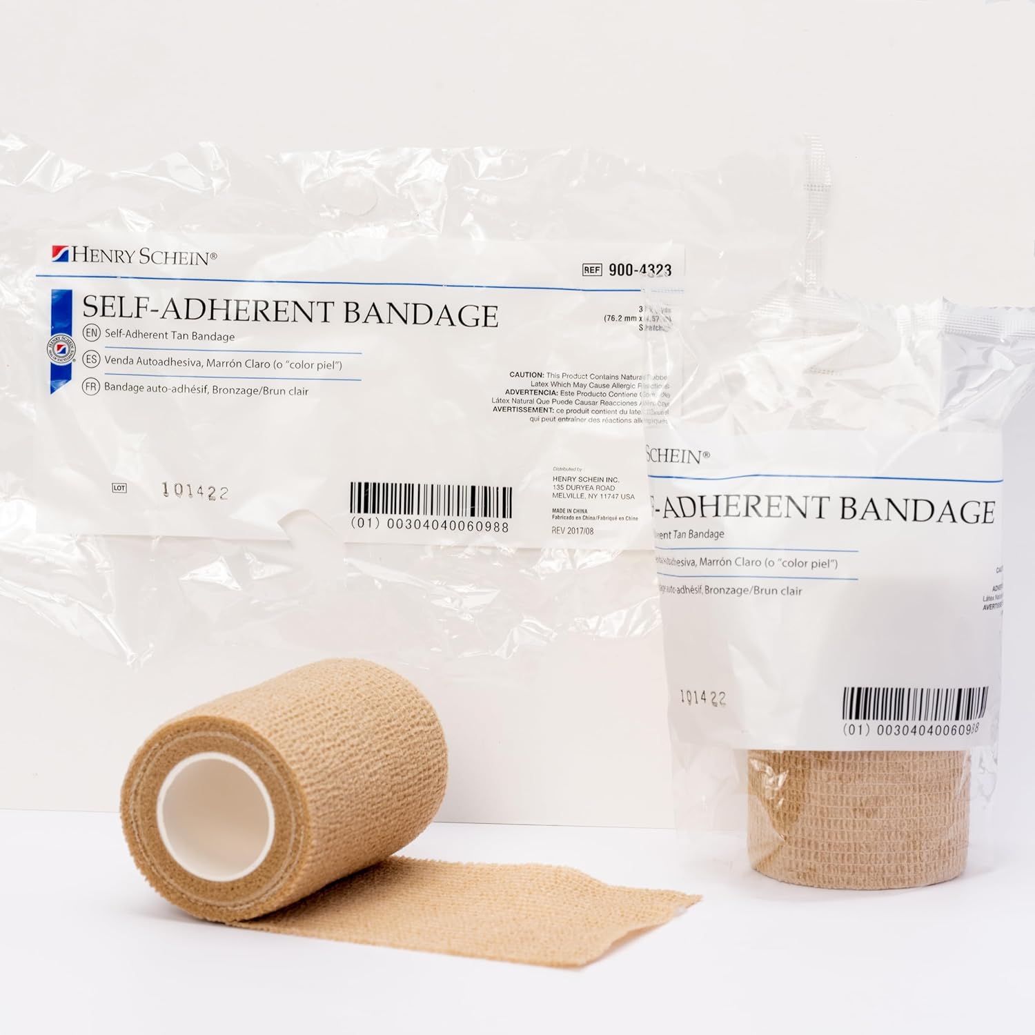 Self-Adherent Elastic Stretch Bandage, 2" x 5 Yards, Tan
