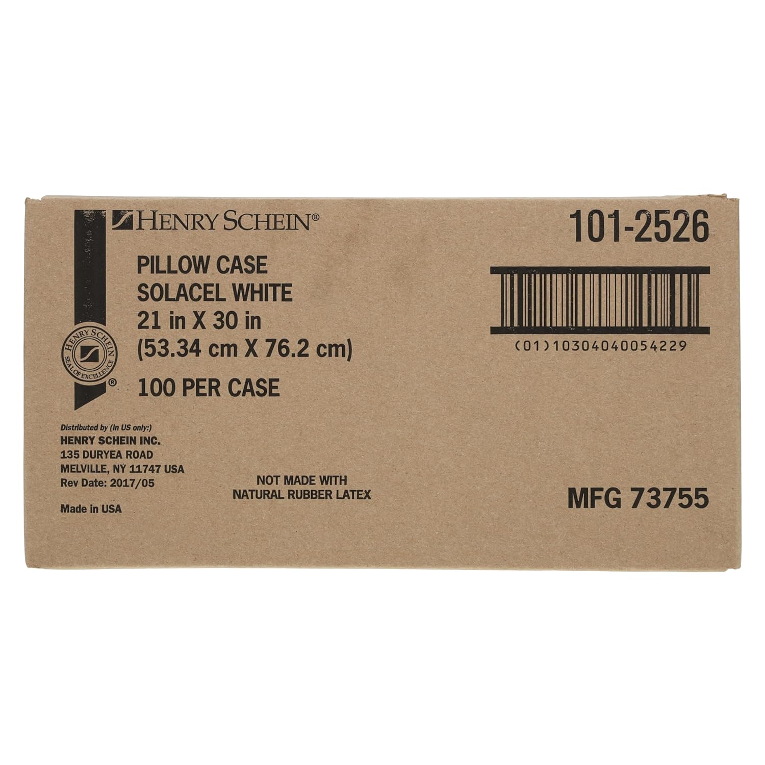 Henry Schein Single Use Solacel Pillowcase 21" x 30" Tissue/Poly White Disposable - Hospital-Grade Bedding Essentials