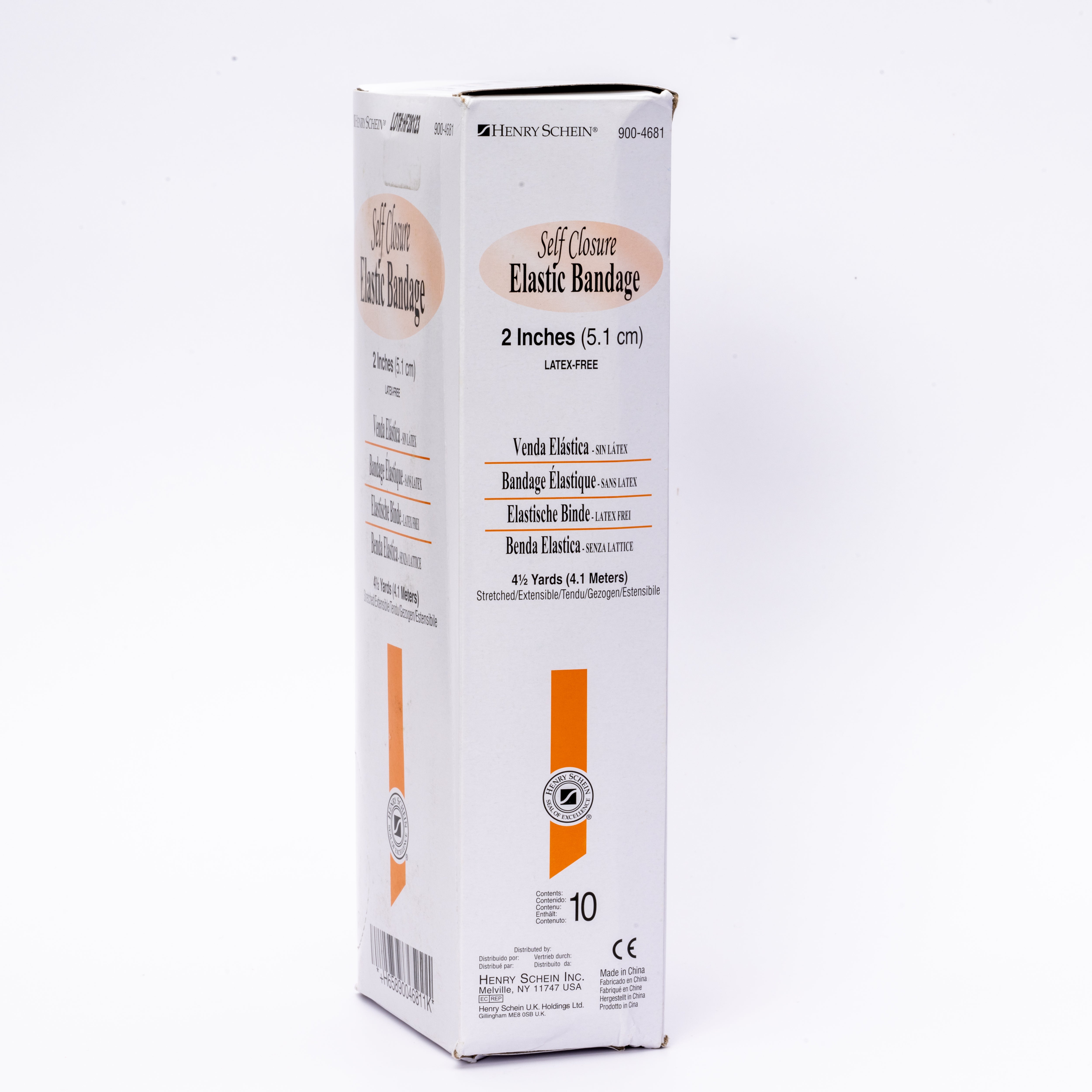 Henry Schein Self Closure Elastic Bandage with Velcro, Non-Sterile