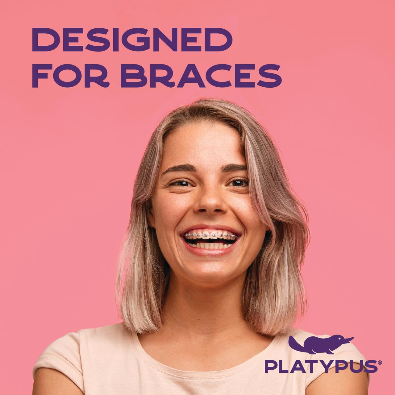 Platypus Orthodontic Flossers for Braces - Dental Floss Picks for Braces, Fits Under Arch Wire, Will Not Damage Braces, Increase Flossing Compliance, Floss Teeth in Less Than Two Minutes - 30 Count