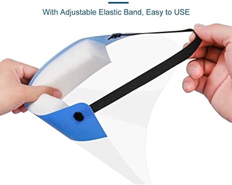 Face Shields Clear Plastic Protective