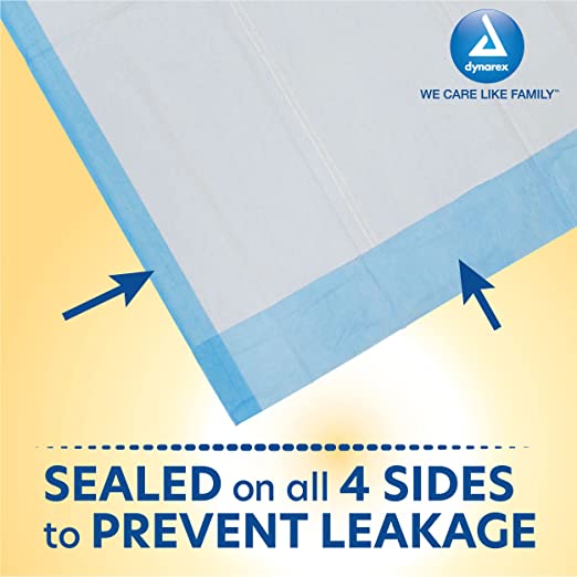 Dynarex 1340 Underpads, 17x24 in. Tissue Fill