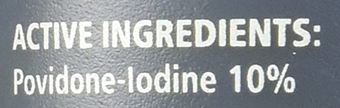 Dynarex Povidone-Iodine Prep Solution, Antiseptic Solution for Skin and Mucosa, Contains Povidone Iodine 10%, 1 Bottle 16 fl. oz