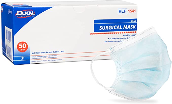 Procedure Masks 300 Procedure Masks W/ear Loop, Blue