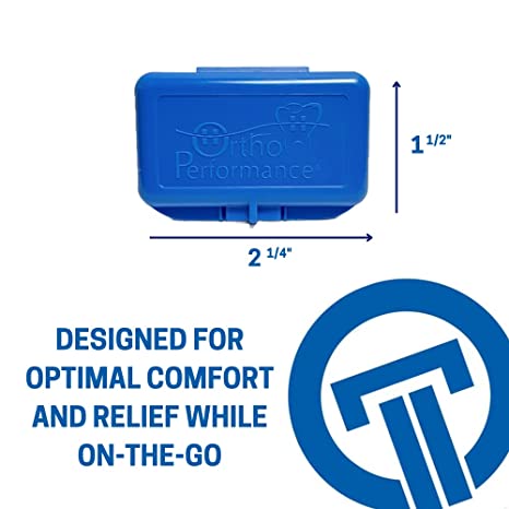 Ortho Performance Relief Orthodontic Wax; Relief for Braces. 10 packs of Relief Wax with Unscented Cases by Ortho Technology