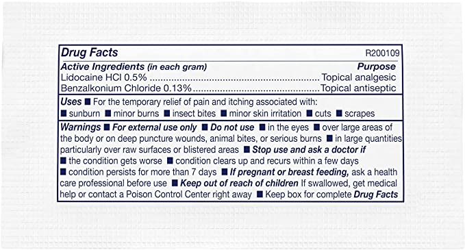 Dynarex First Aid Cream - Relieve Pain from Minor Cuts, Scrapes & Burns - 0.9g Foil Packets - 144 Count