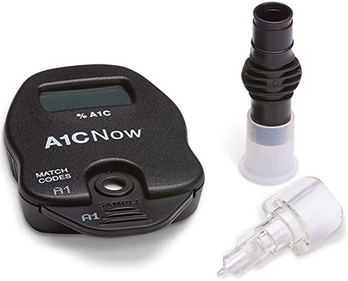 A1CNow® SelfCheck – At-Home A1C Monitoring System with Analyzer & 4 Test Strips