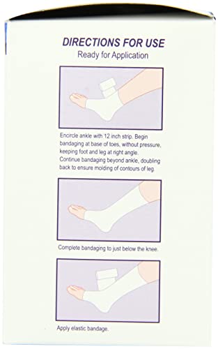 Dynarex Unna Boot Bandage, 3 Inches X 10 Yards, 12 Count