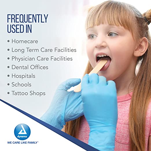 Dynarex Tongue Depressor Senior, Sterile, 6 Inches, 100 Count