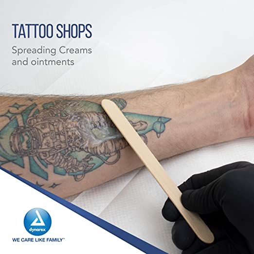 Dynarex Tongue Depressor Senior, Sterile, 6 Inches, 100 Count