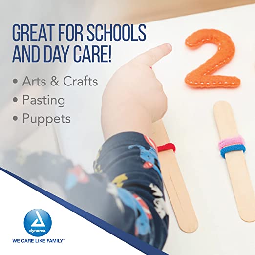 Dynarex Tongue Depressor Senior, Sterile, 6 Inches, 100 Count