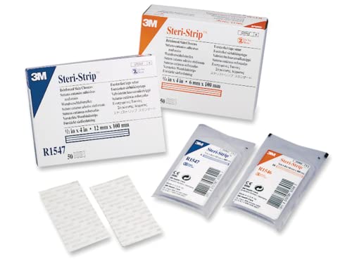 3M Steri Strips Reinforced Adhesive Skin Closures - 1/4" x 4" - Box