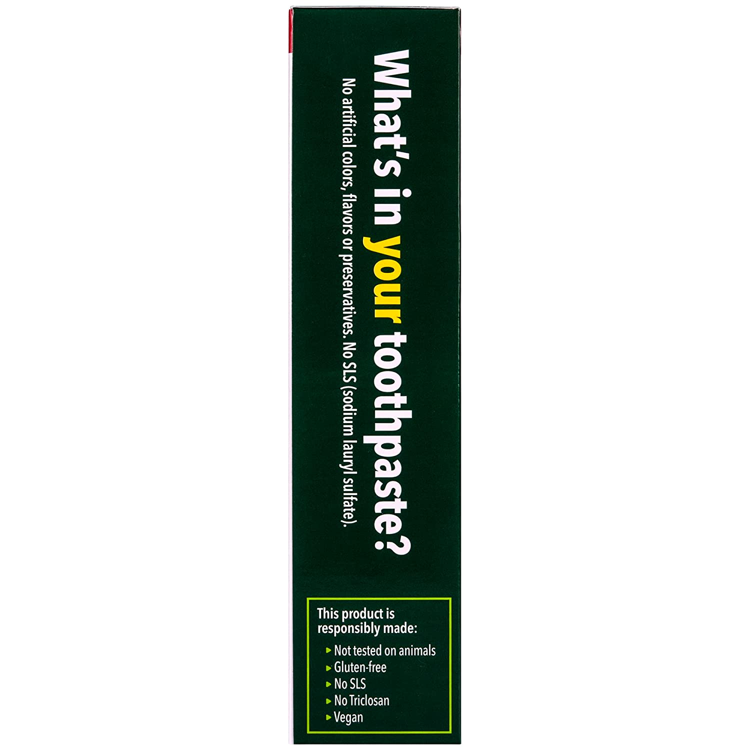 The Natural Dentist All-In-One Fluoride/Sulfate-Free Toothpaste with Aloe, Peppermint Twist Flavor, 5 Ounce Tube