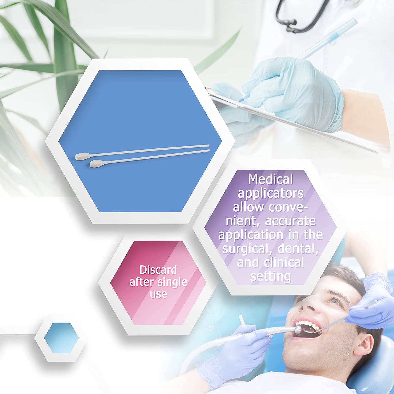 Dukal Lemon Glycerin Swabsticks 4 inch. Pack of 25 applicators. Lemon Flavored Swabsticks for Oral Care. Non-sterile swabsticks for Medical Applications. Convenient triples. Single use.