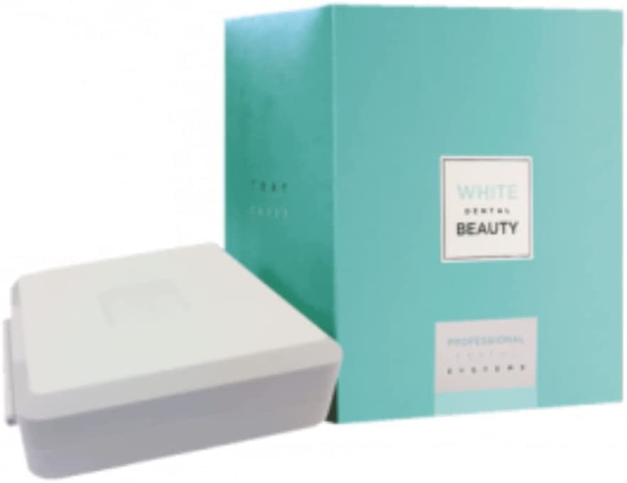 White Dental Beauty Teeth Whitening Kit; 8 Syringes of 1.2 ml Tooth Whitening System Powered by NOVON® Technology. Includes Kit, Boil and Bite Whitening Trays, and Case (16% Carbamide Peroxide)