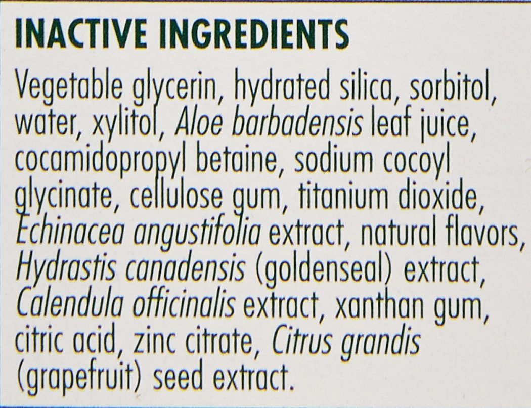 The Natural Dentist All-In-One Fluoride/Sulfate-Free Toothpaste with Aloe, Peppermint Twist Flavor, 5 Ounce Tube